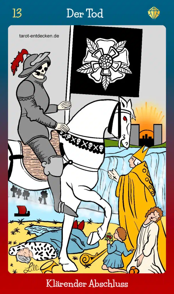 Tarotkarte "Der Tod" im Tarot